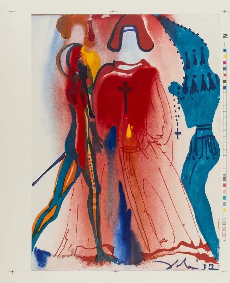 Romeo e Julia (M & L 1601) by Salvador Dali