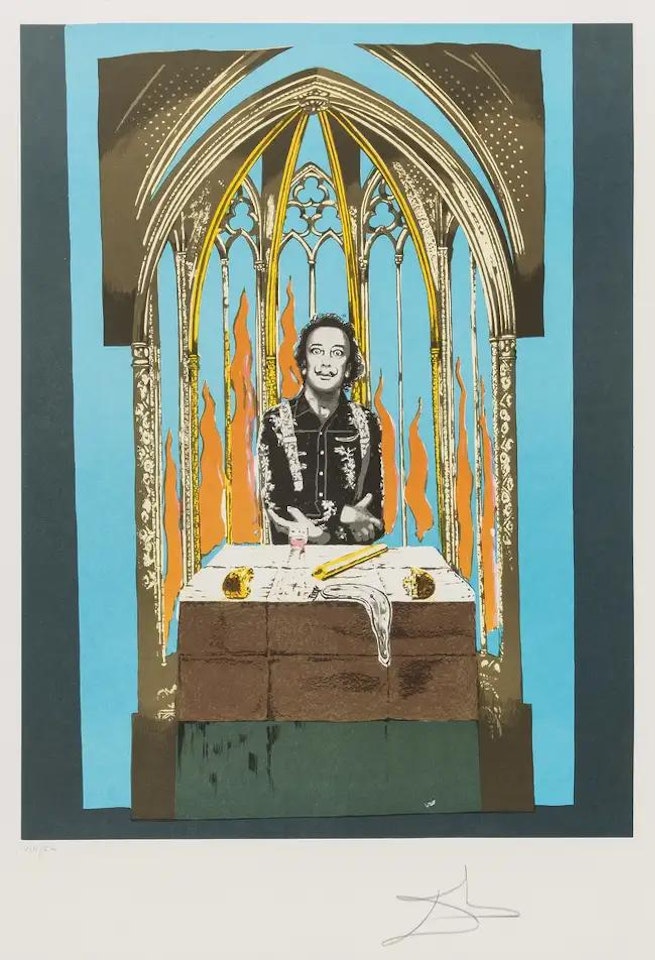 Tarot. Dali"s Inferno (Field 78-5) by Salvador Dali