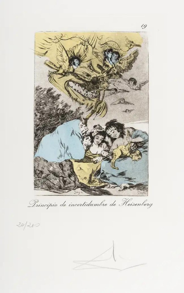 Plate 19 (From Les Caprices de Goya de Dali) (M & L 866) by Salvador Dali