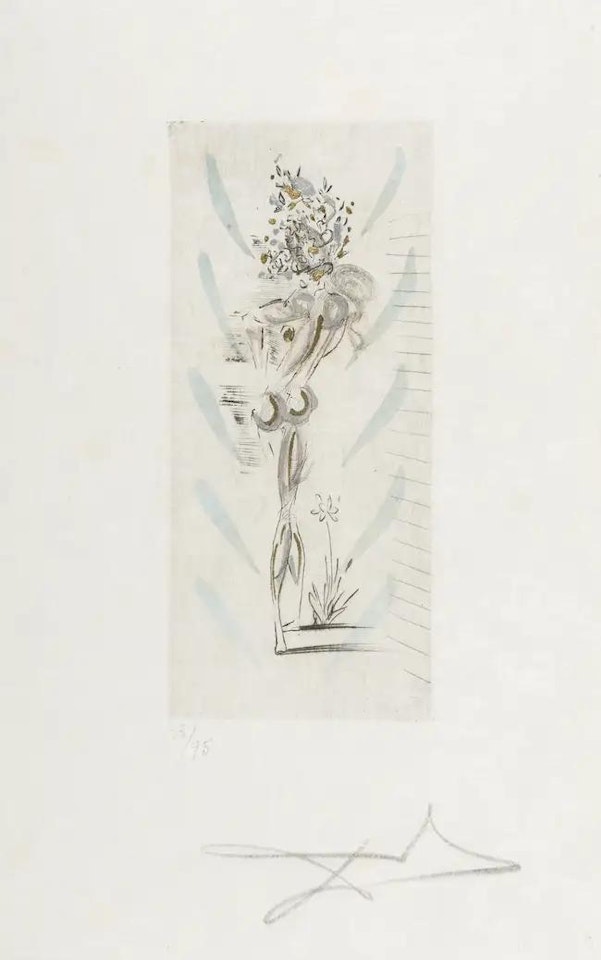 Petits nus d"Apollinaire (M.&L.205) by Salvador Dali