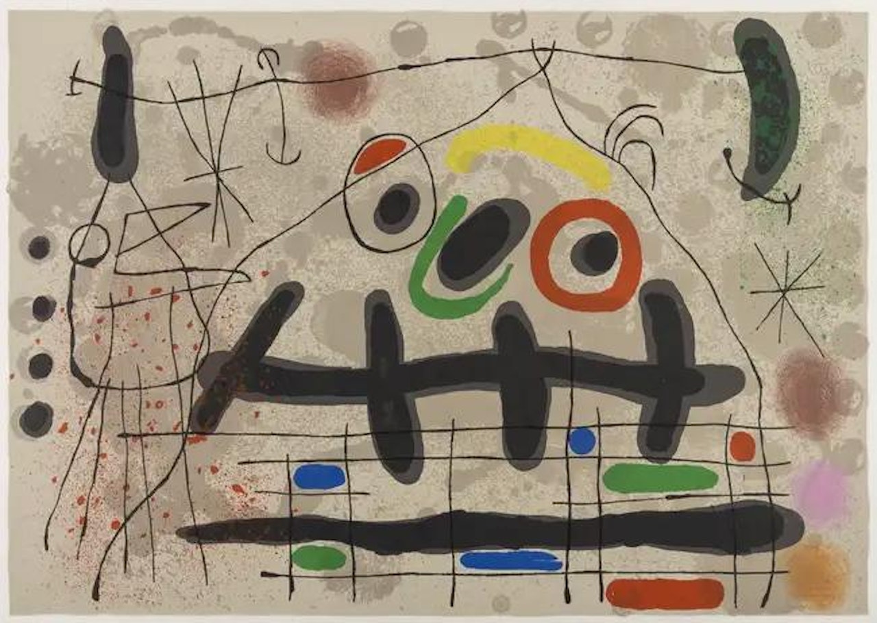 Le Lézard Aux Plumes D"or (M.461) by Joan Miró