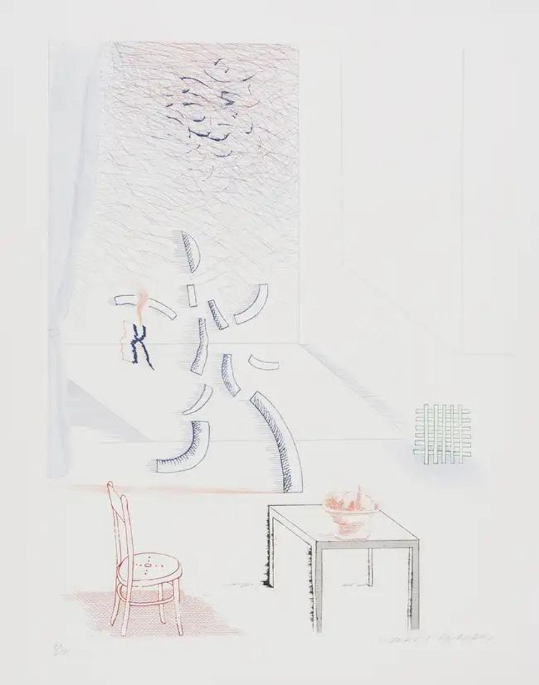 Tick it, tock it, turn it true (S.A.C 192) by David Hockney