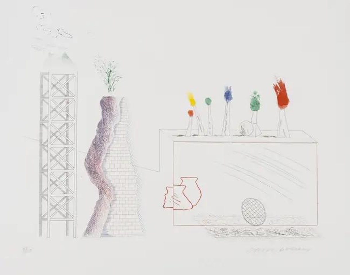 A Tune (S.A.C 180) by David Hockney