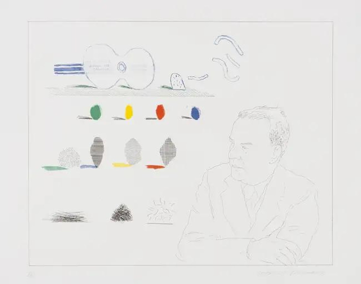 The Poet (S.A.C 190) by David Hockney
