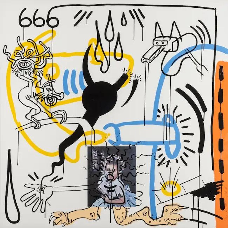 APOCALYPSE (#8) (LITTMANN P. 106) by Keith Haring