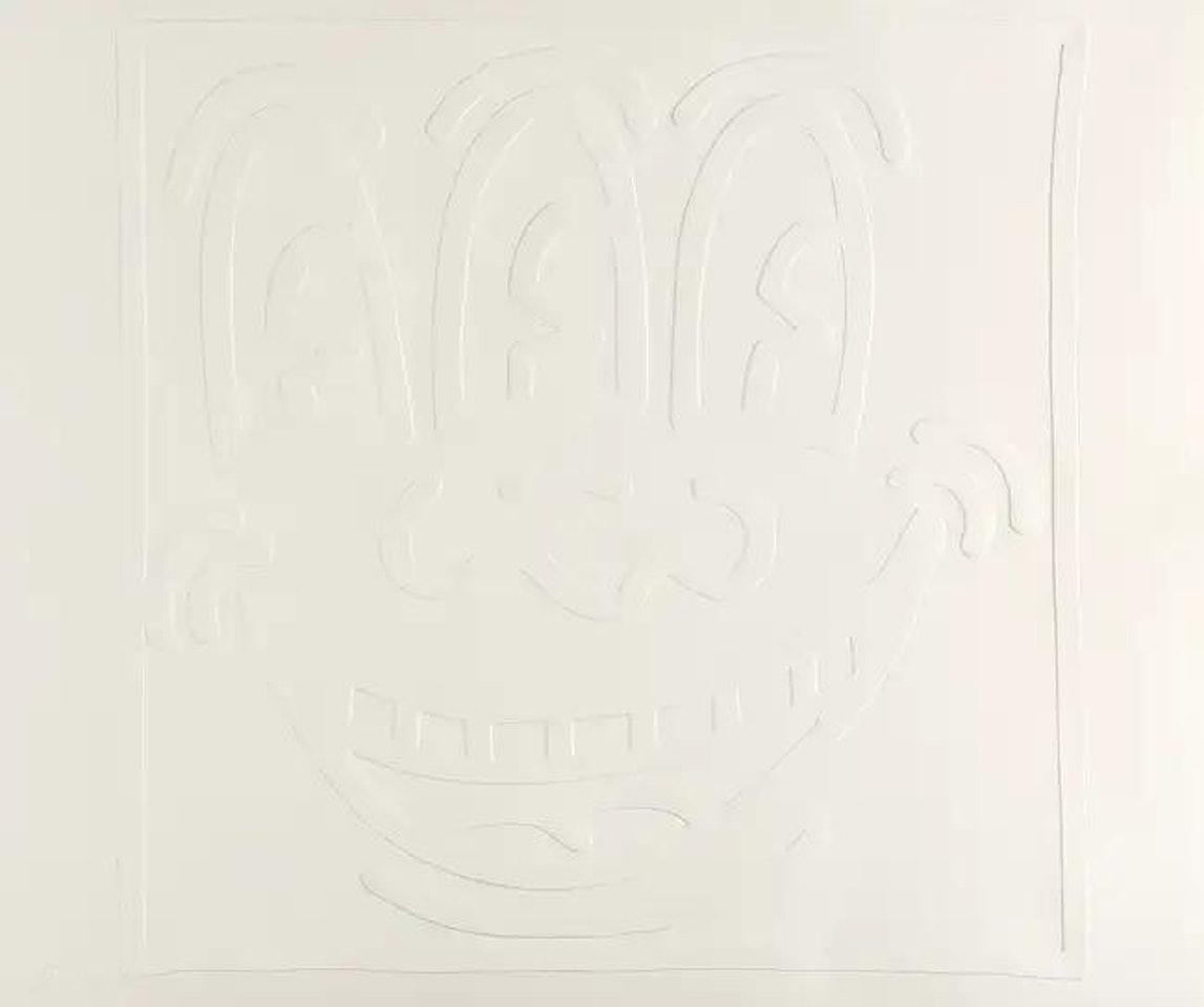 Untitled (from White Icons) by Keith Haring