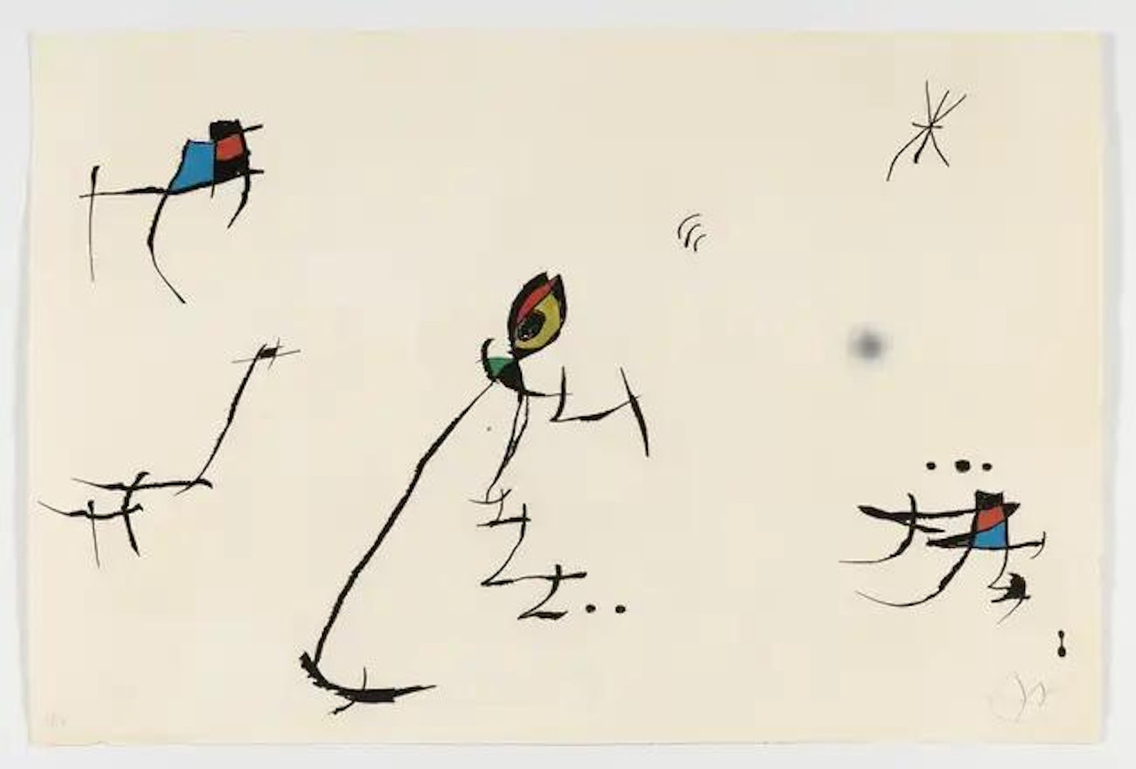 Barcelona plate 10 (Dupin 601) by Joan Miró