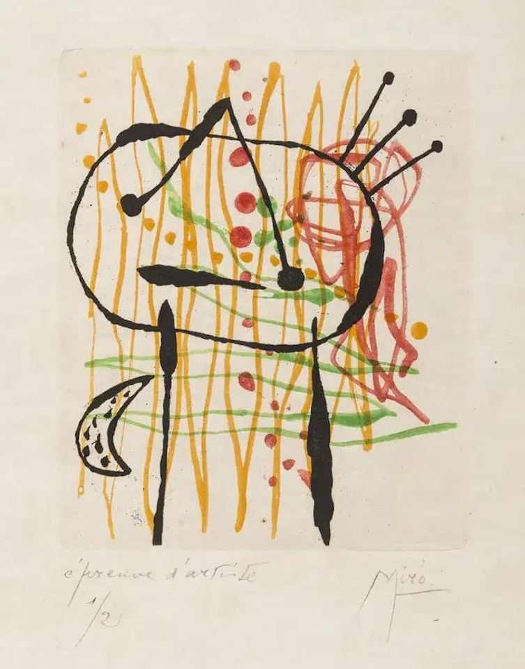 La Bague d"Aurore (Dupin 134) by Joan Miró