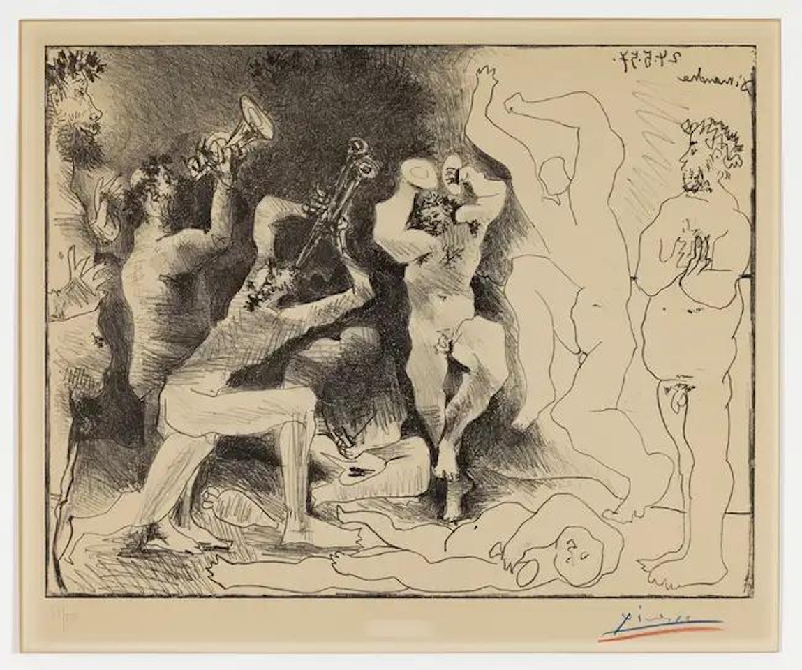 La Danse des Faunes (Mourlot 291) by Pablo Picasso