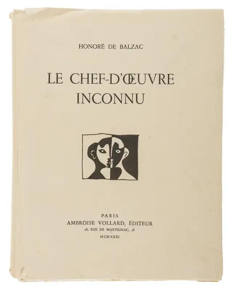 Honoré de Balzac, Le Chef d"OEuvre Inconnu (Bloch 82-94; Baer 123-135; Cramer books 20) by Pablo Picasso