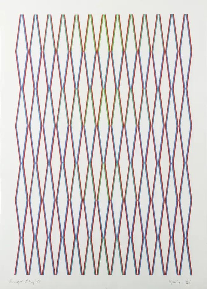 Splice (Schubert 21) by Bridget Riley