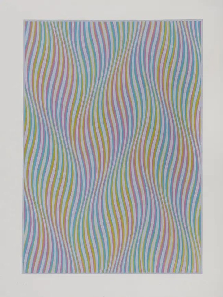 Elapse (Schubert 30) by Bridget Riley