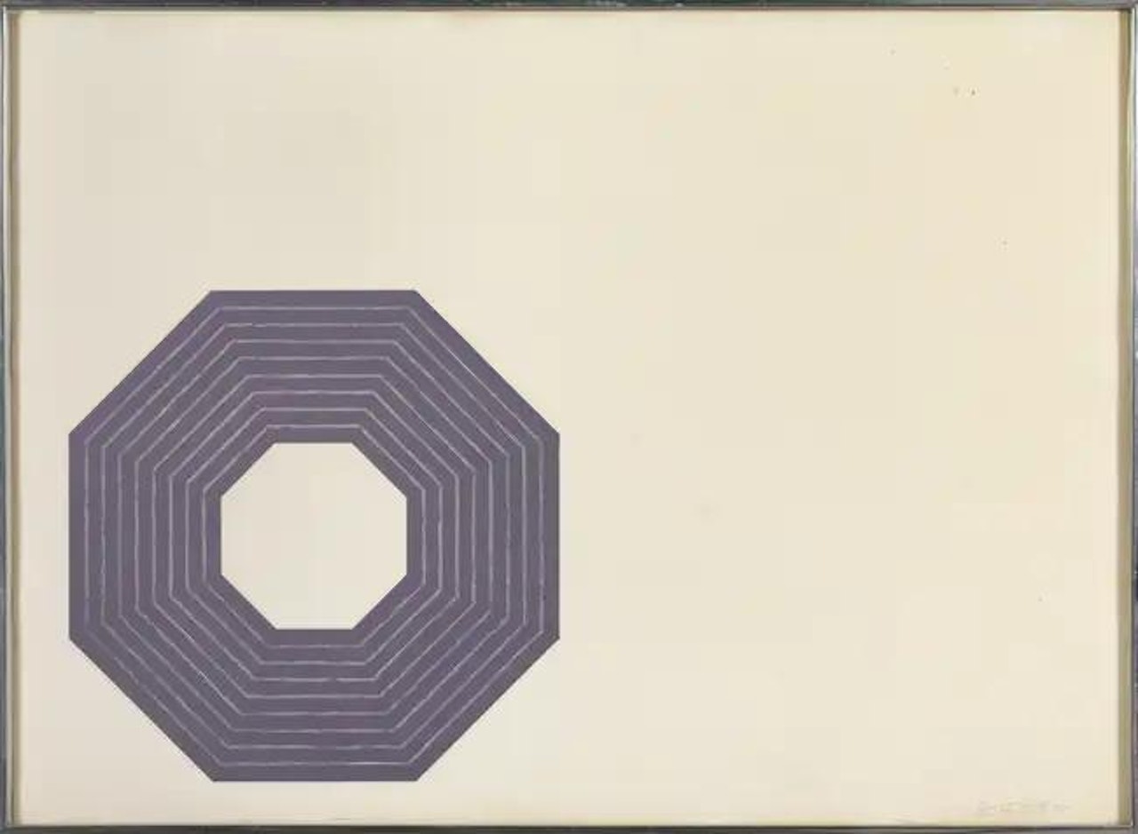 Henry Garden (from the Purple Series) (Axom 66) by Frank Stella