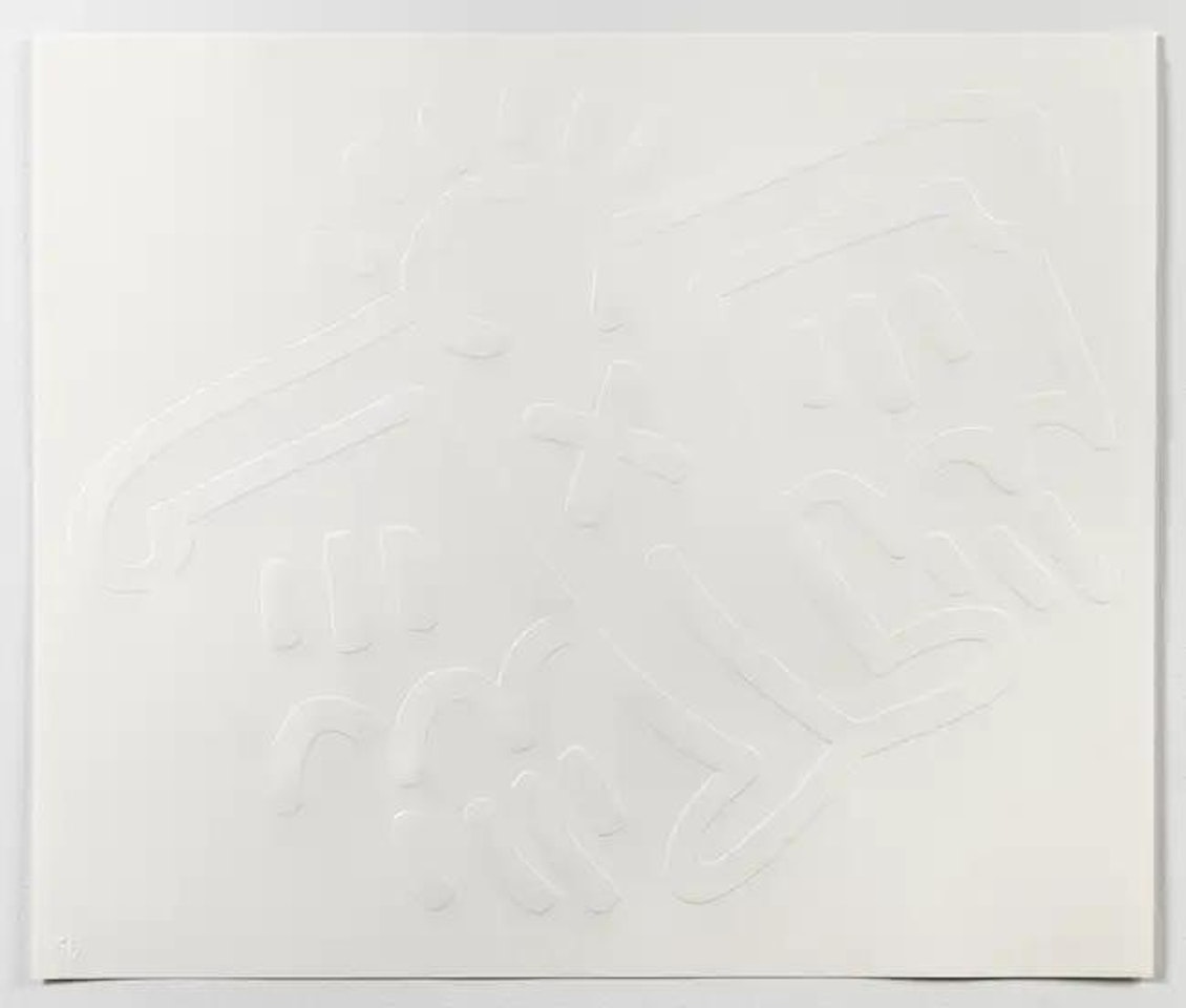 Untitled (from White Icons) by Keith Haring