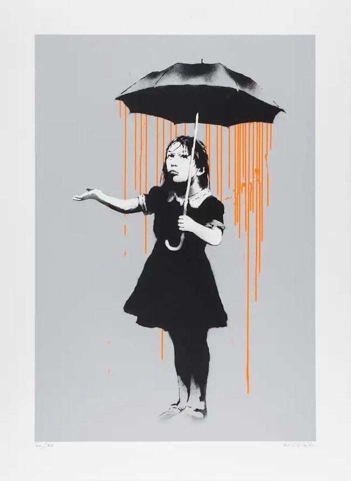 NOLA (Orange Rain) by Banksy