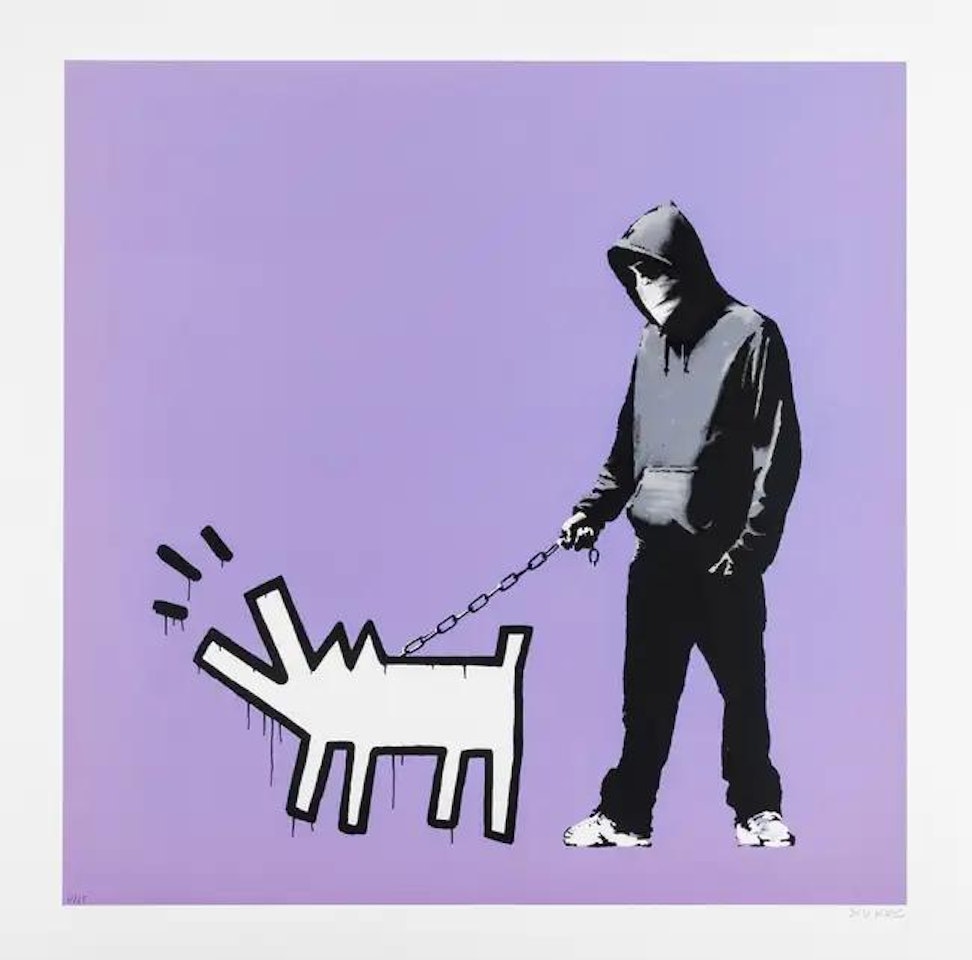 Choose Your Weapon (Bright Purple) by Banksy