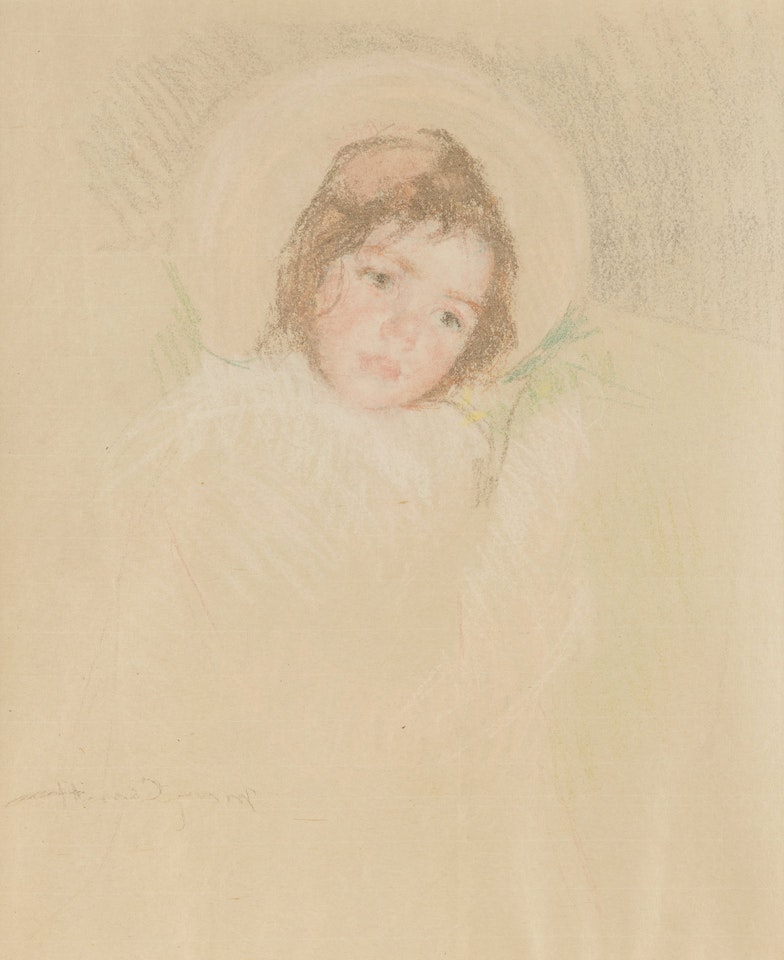 Margot in a Pale Rose Hat, c. 1902-1903 by Mary Cassatt