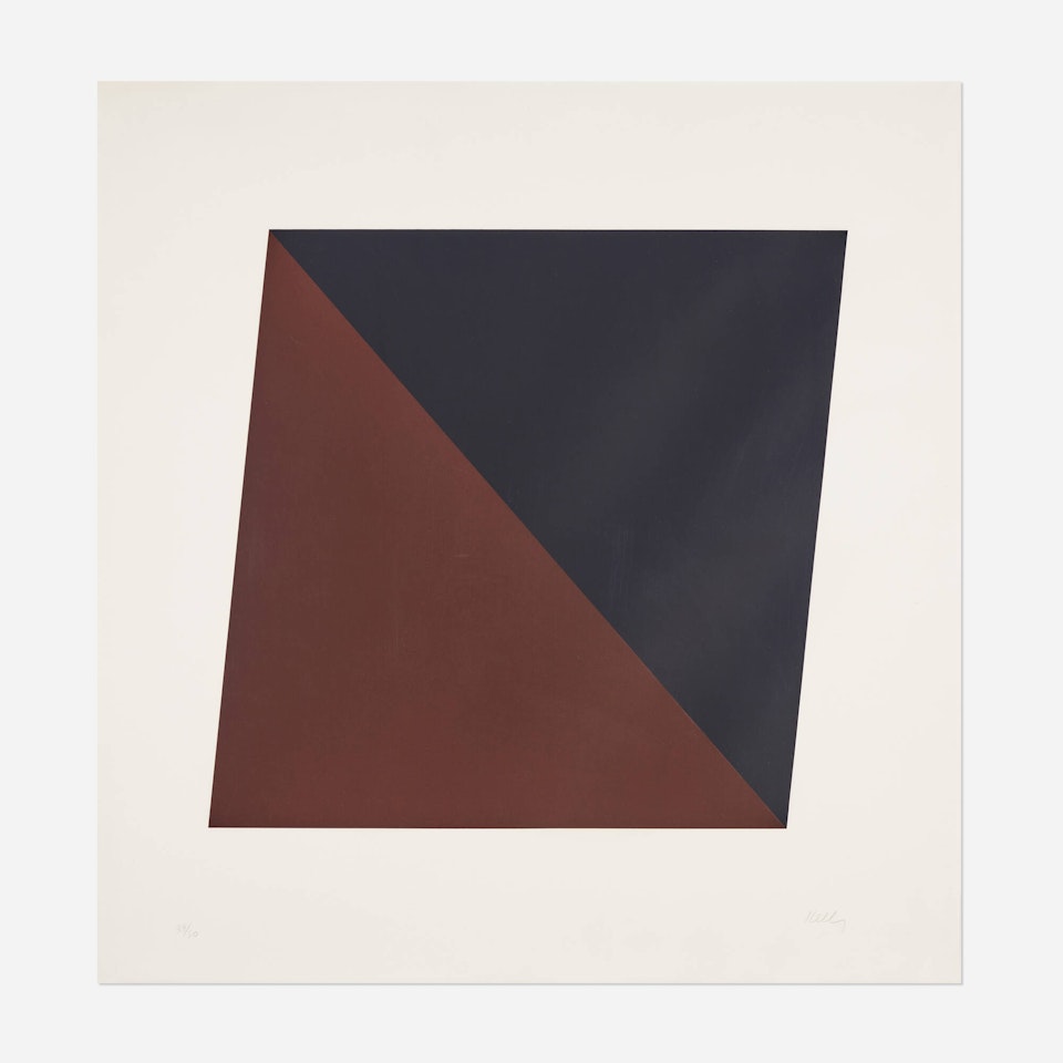 Black/Brown by Ellsworth Kelly