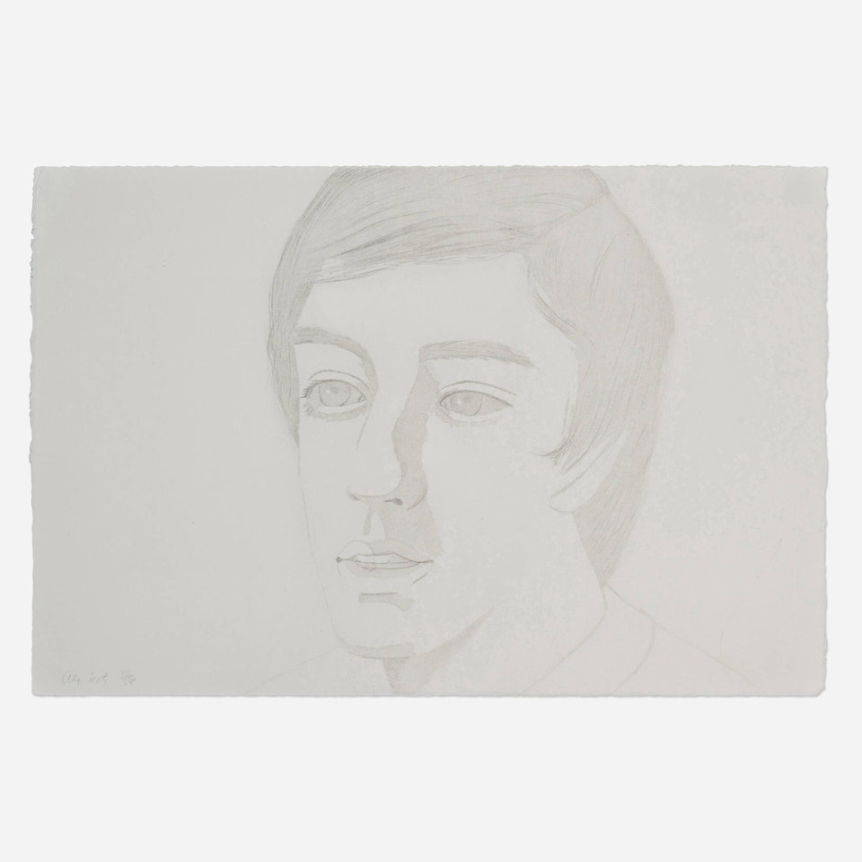 Vincent with Open Mouth by Alex Katz