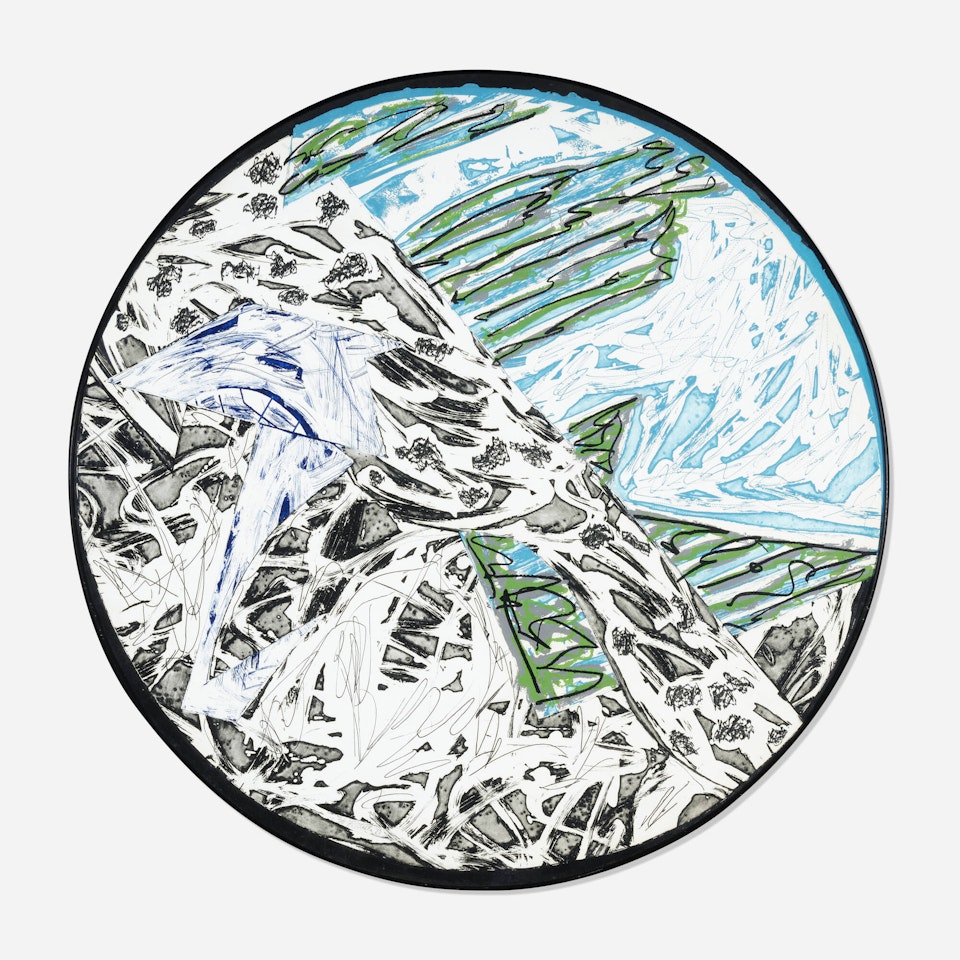 Swan Engraving, Circle II, State I by Frank Stella
