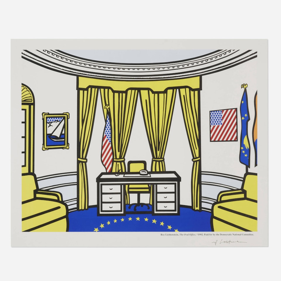 A New Generation of Leadership (The Oval Office) by Roy Lichtenstein