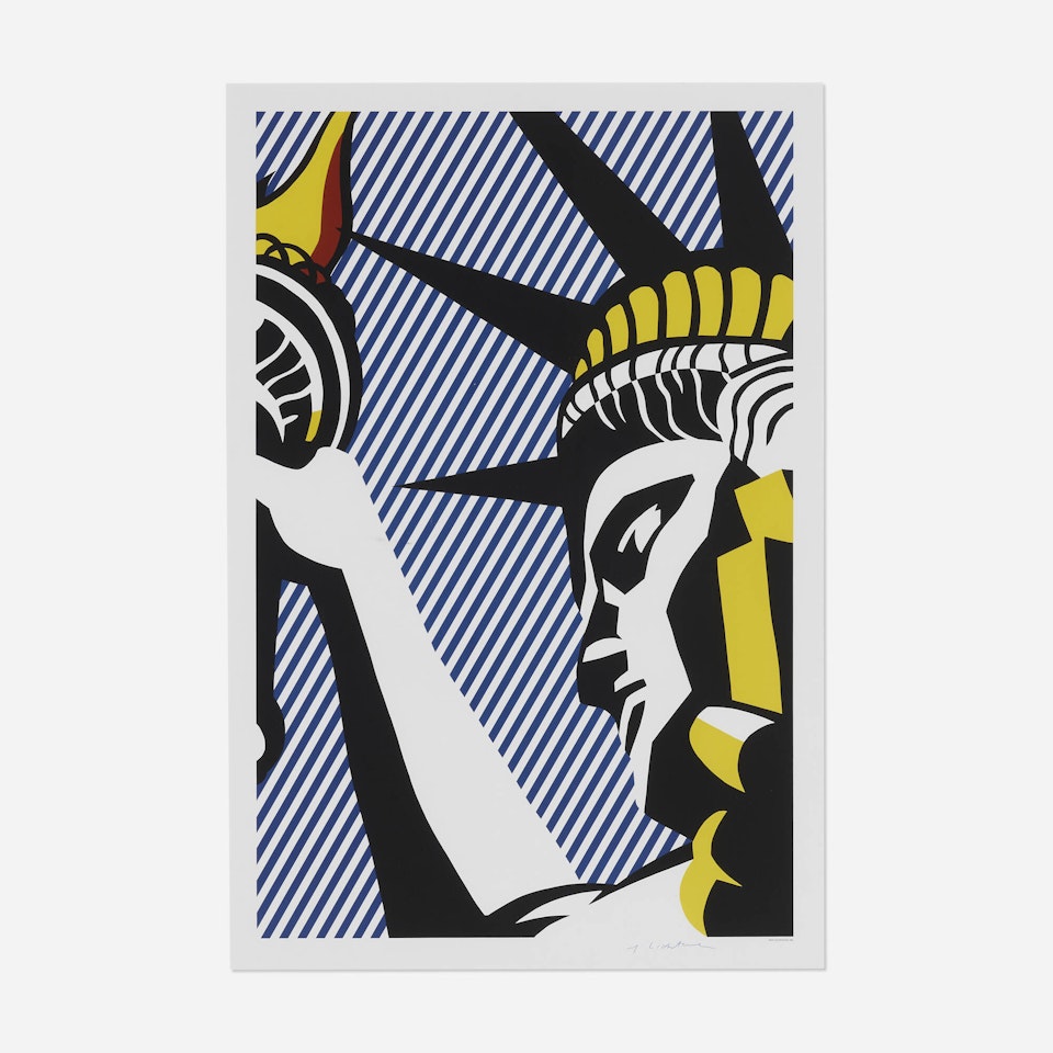 I Love Liberty poster by Roy Lichtenstein