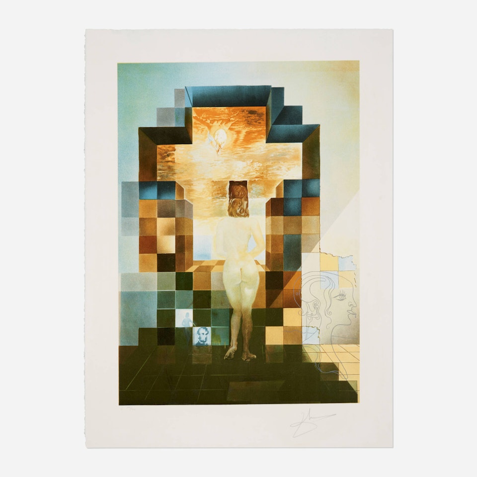 Lincoln in Dalívision by Salvador Dali