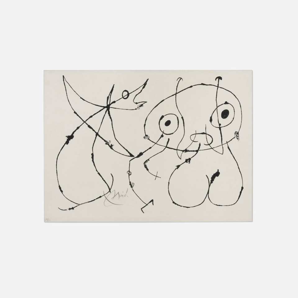 Untitled (from the Le lézard aux plumes d"or portfolio) by Joan Miró