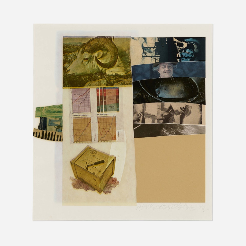 Horsefeathers Thirteen-1 by Robert Rauschenberg