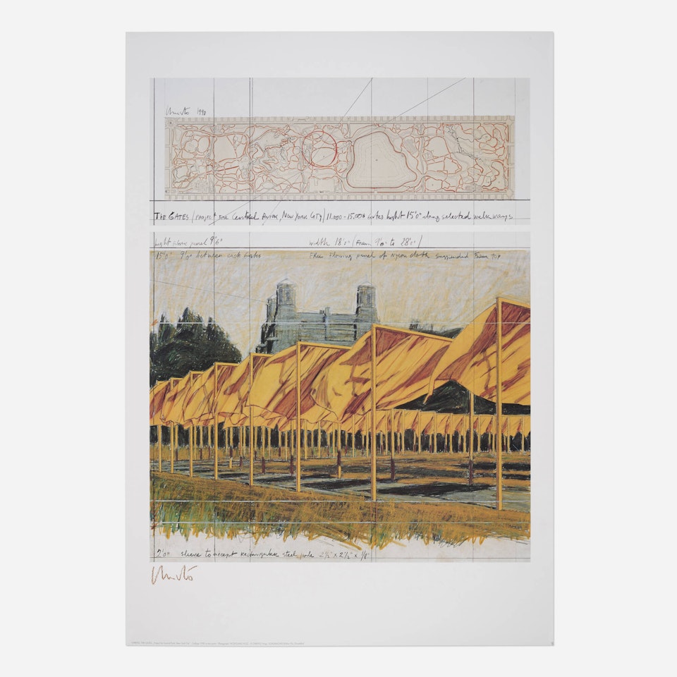 The Gates, Project for Central Park, New York by Christo