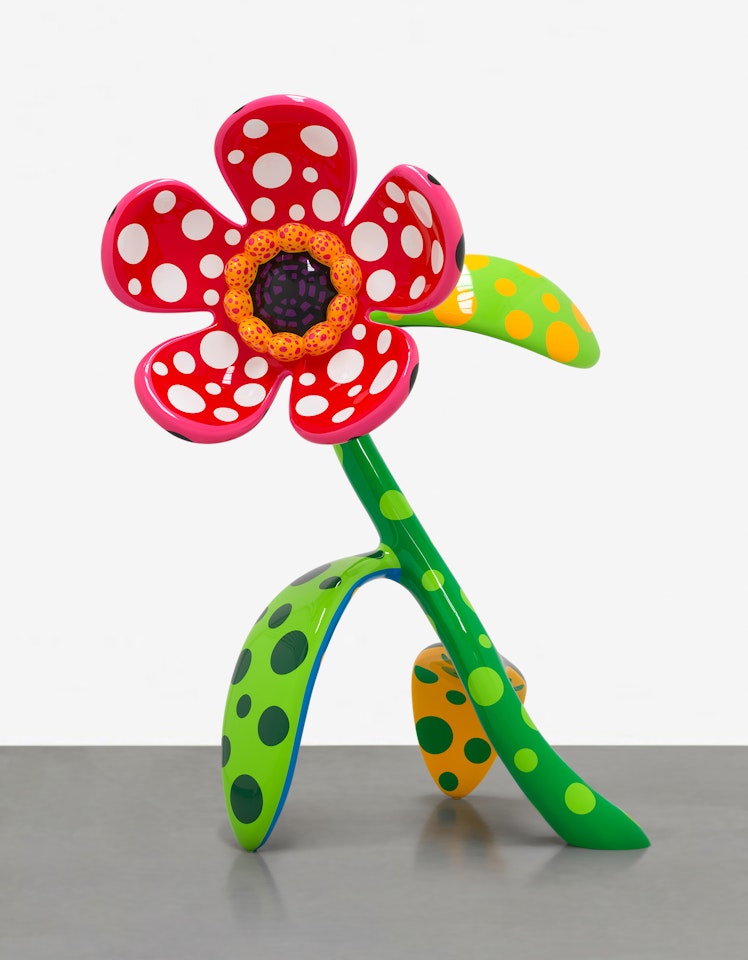 Flowers that speak all about my heart given to the sky by Yayoi Kusama