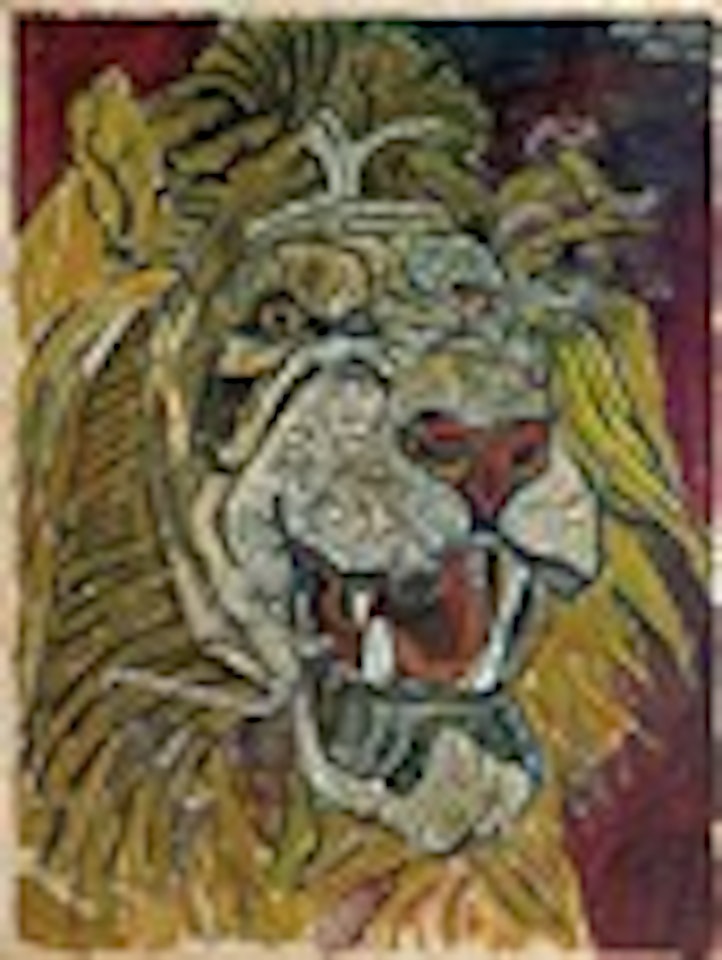 Lion by John Bratby
