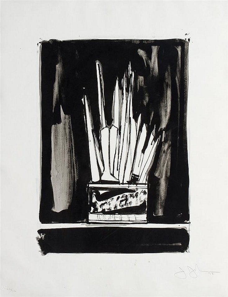 Savarin 2 (Wash and Line) by Jasper Johns