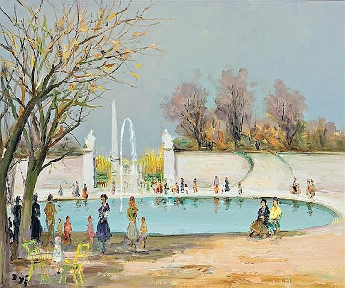 "Bassin Des Tuileries À Paris" by Marcel Dyf