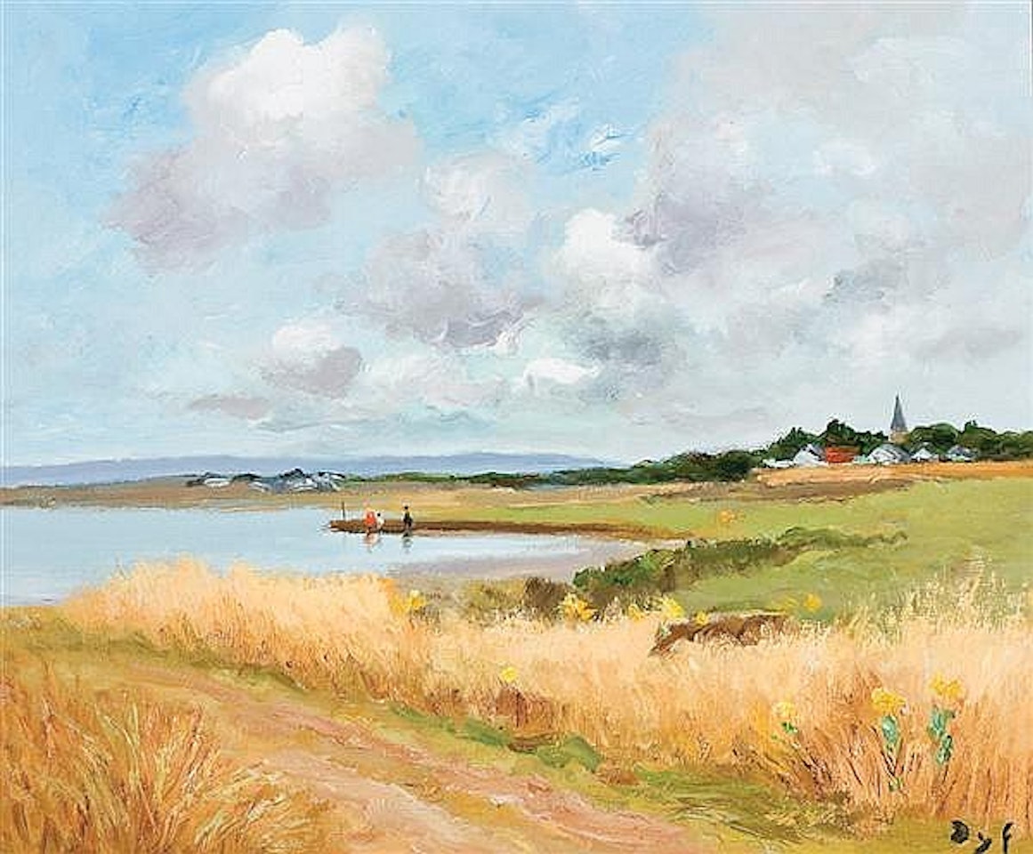 "Champs De Blé Près Du Golfe" by Marcel Dyf
