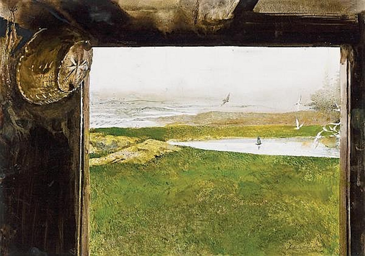 "Bird Bath" by Andrew Wyeth
