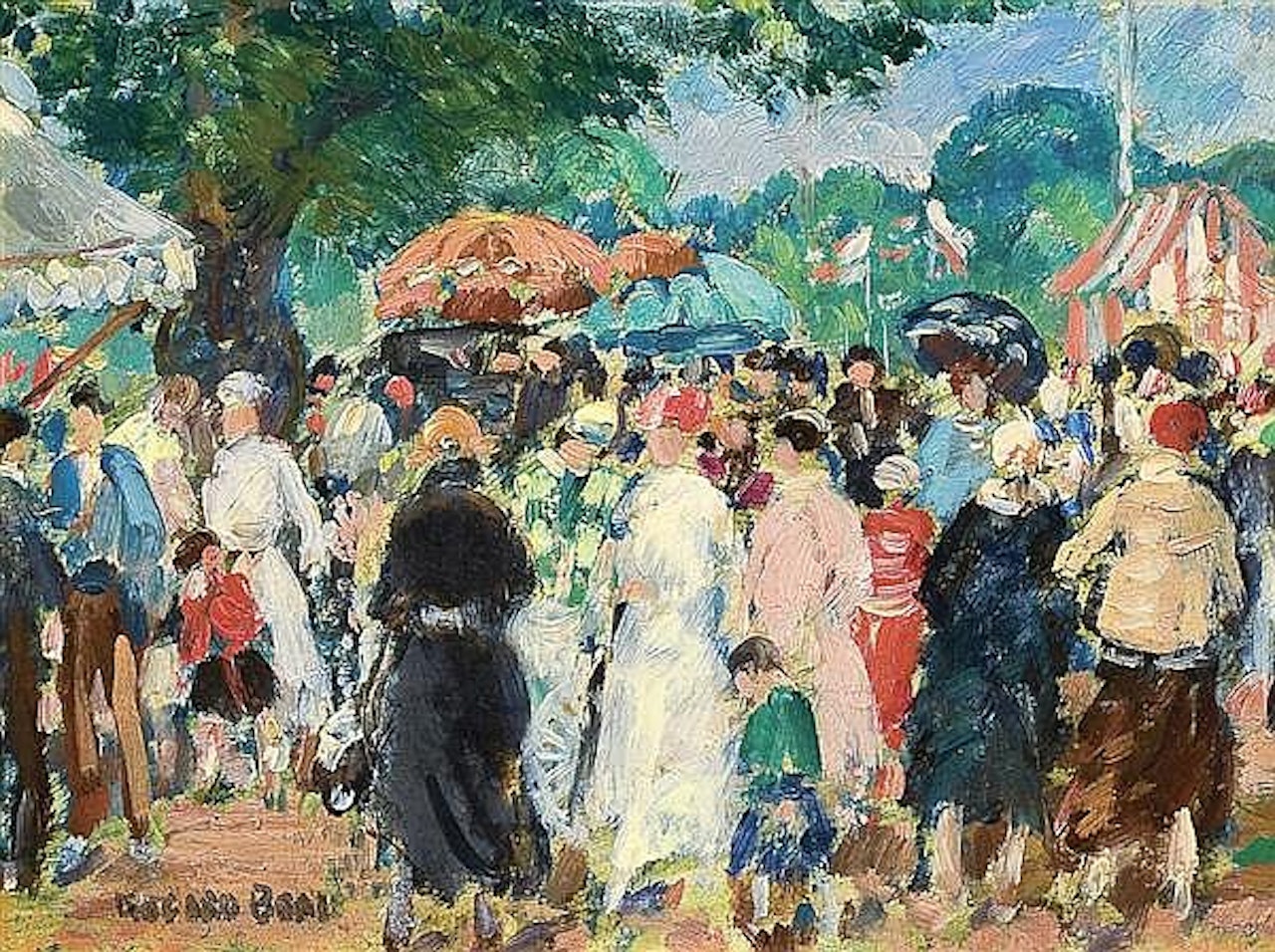 "County Fair" by Gifford Beal