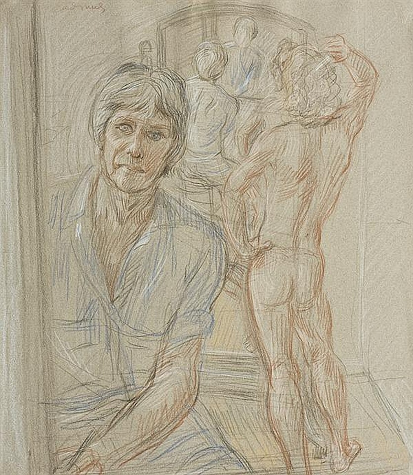 "Self Portrait With Model John" by Paul Cadmus