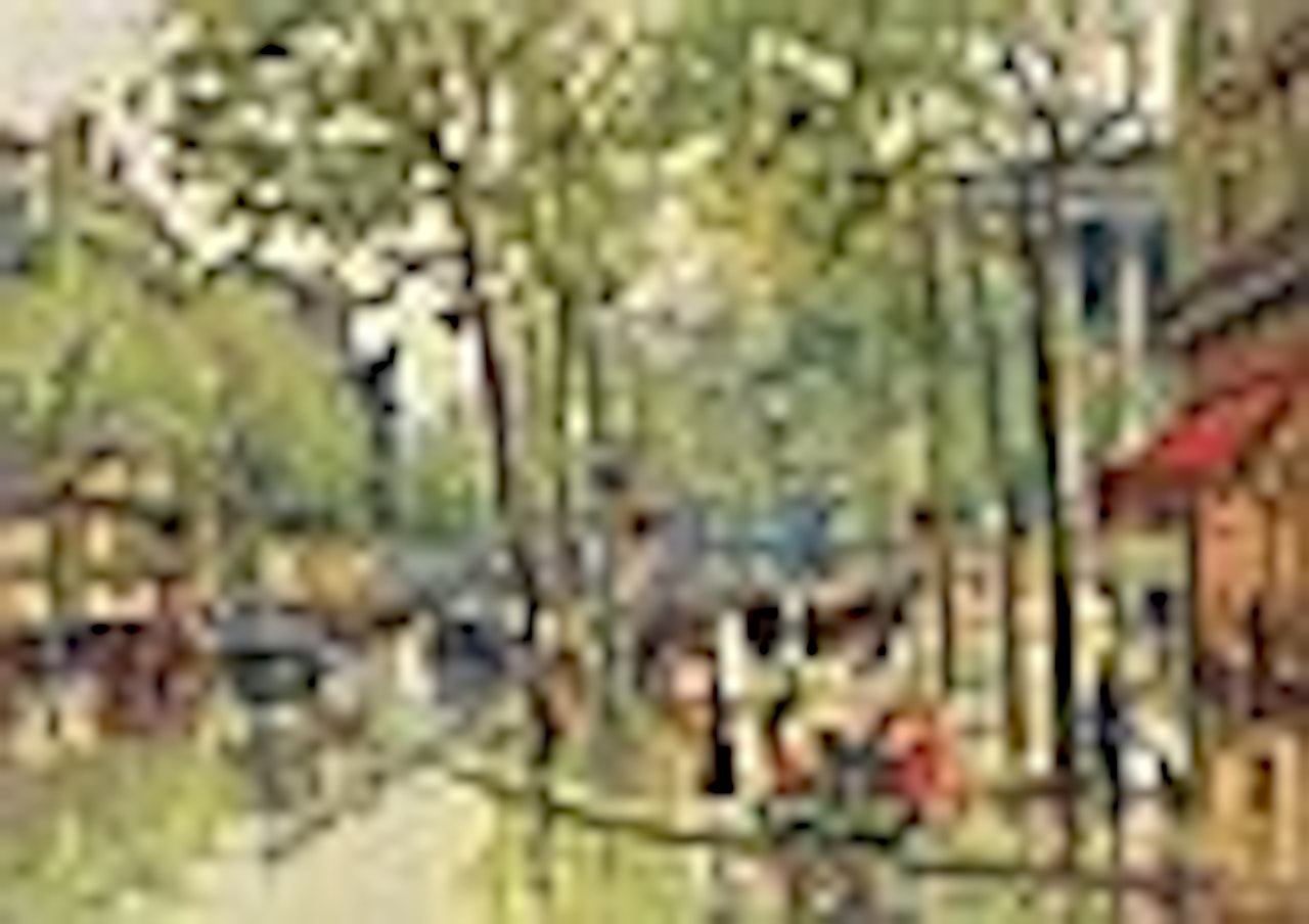 Paris Street Scene by Constantin Kluge