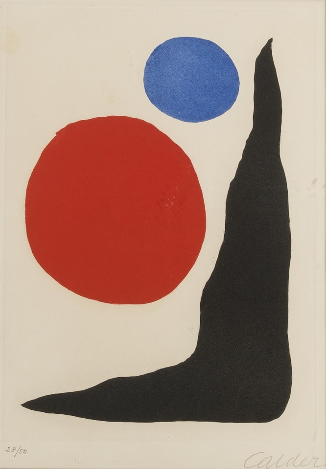 Untitled composition by Alexander Calder