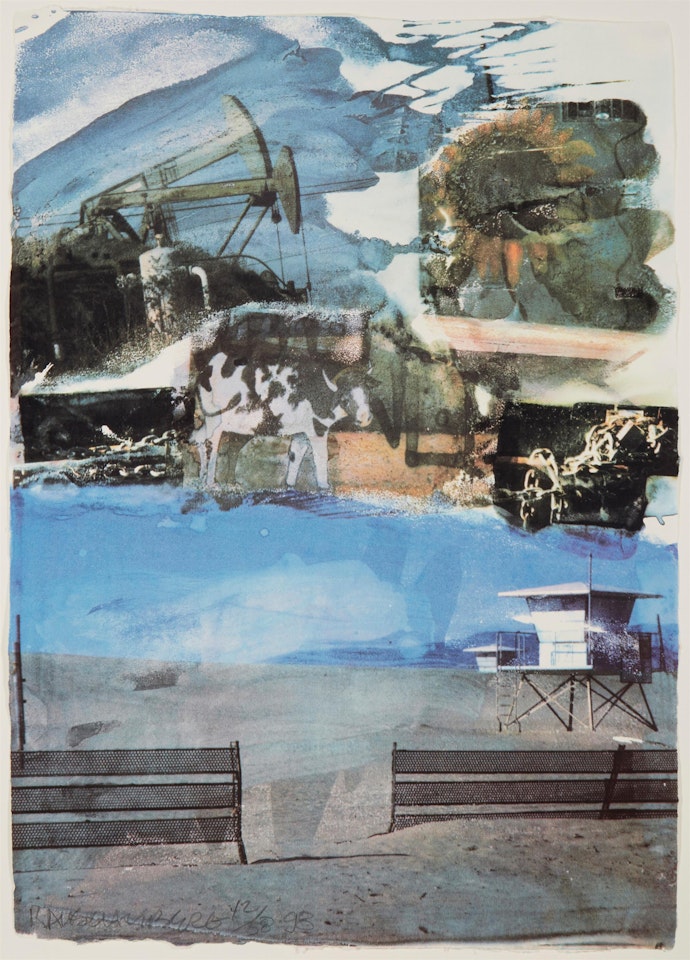 "LA Uncovered #5" from the L.A. Uncovered series by Robert Rauschenberg