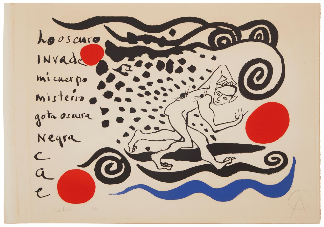 "Lo Oscuro Invade," by Alexander Calder