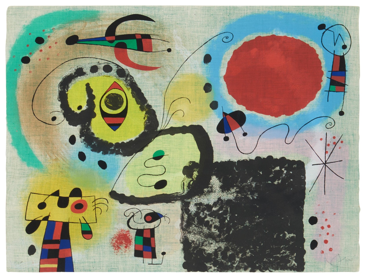 "Centennaire de l'Imprimerie Mourlot," by Joan Miró