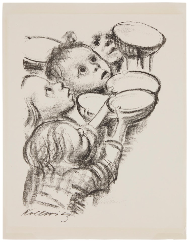 "Deutschlands Kinder Hungert (Germany's Children are Starving)," by Kathe Kollwitz