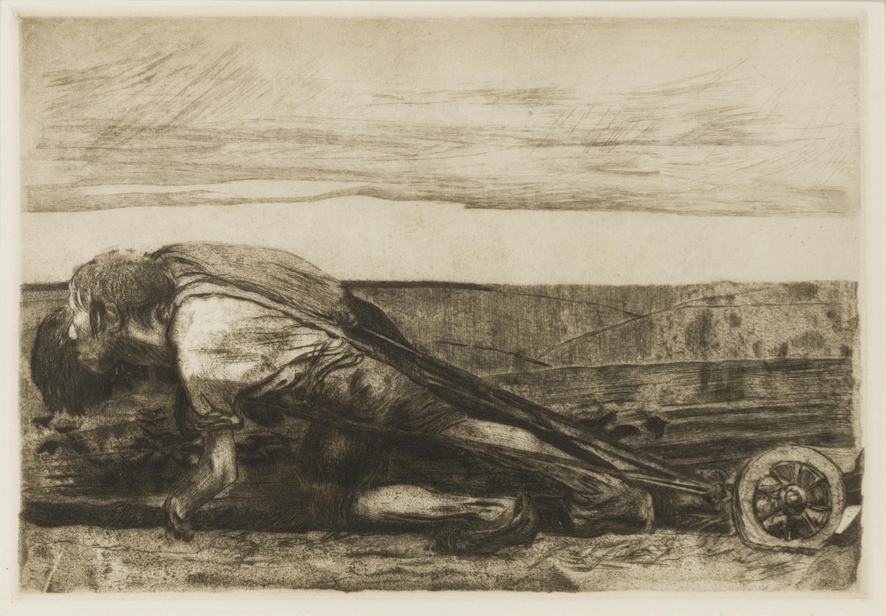 "Die Pflüger," by Kathe Kollwitz