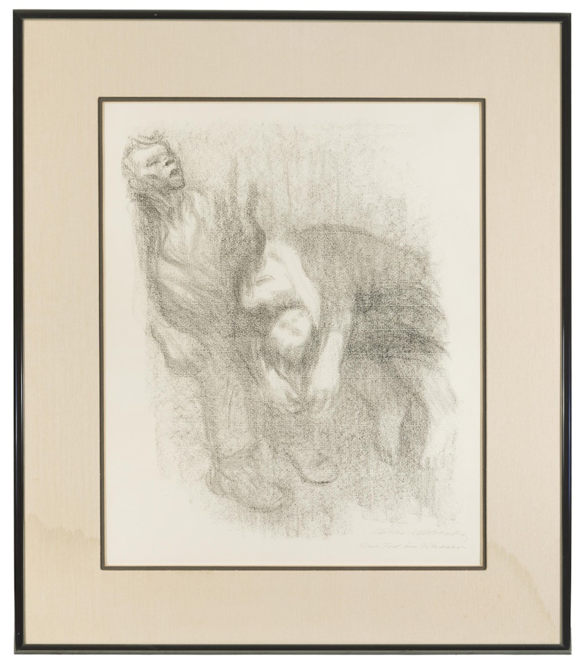 "Der Tod im Wasser," by Kathe Kollwitz