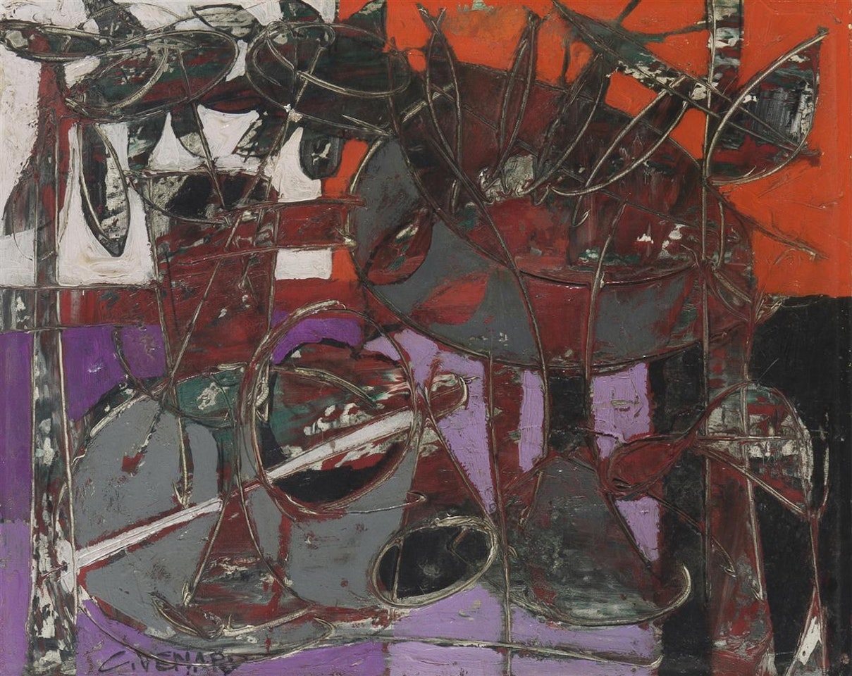 Abstract still life by Claude Venard