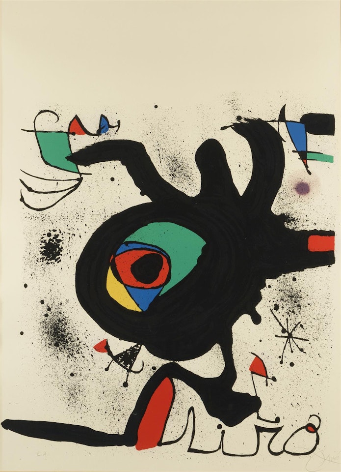 "Das Graphische Werk (Kunstverein in Hamburg)," by Joan Miró