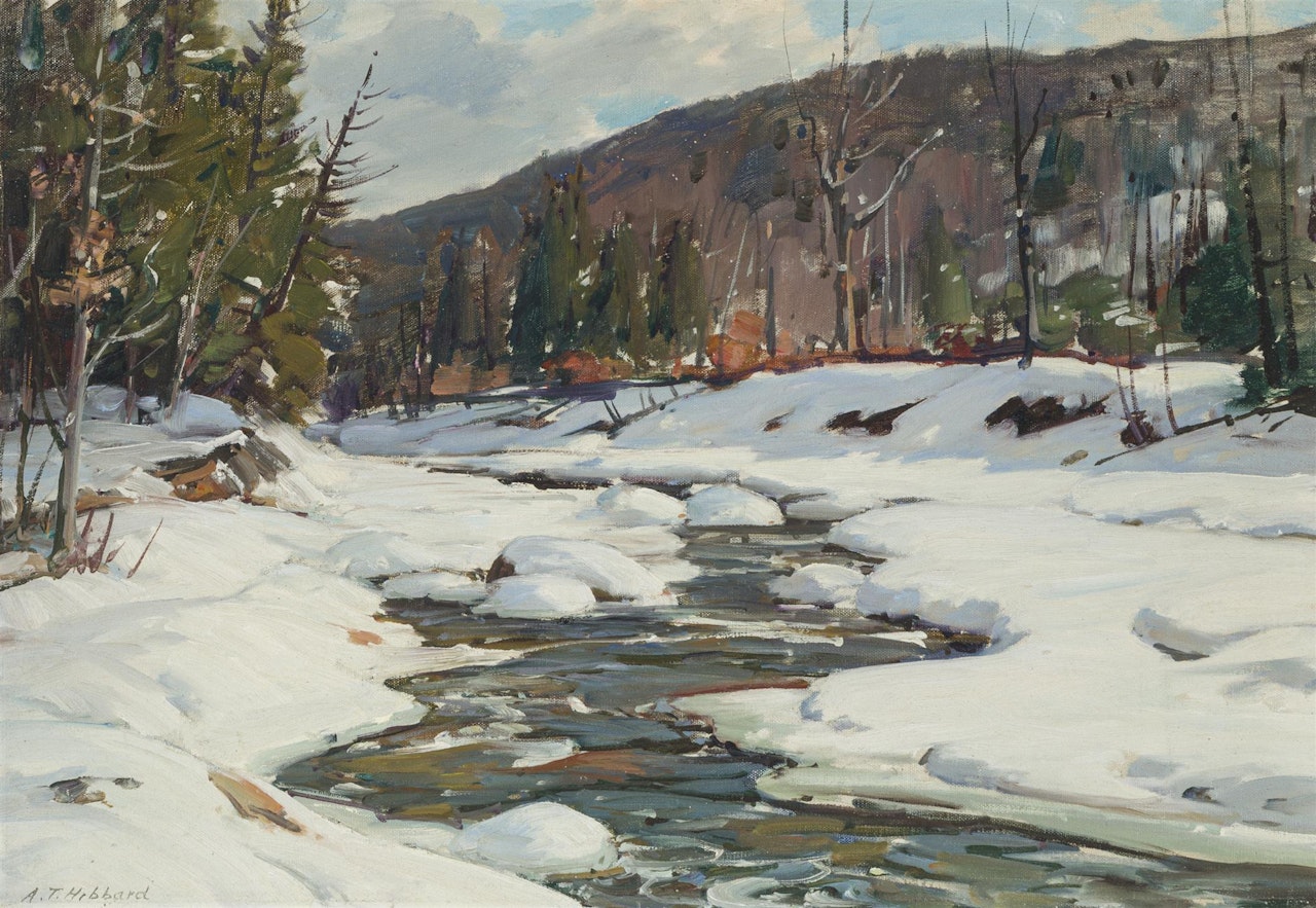 "Open Brook" by Aldro Thompson Hibbard