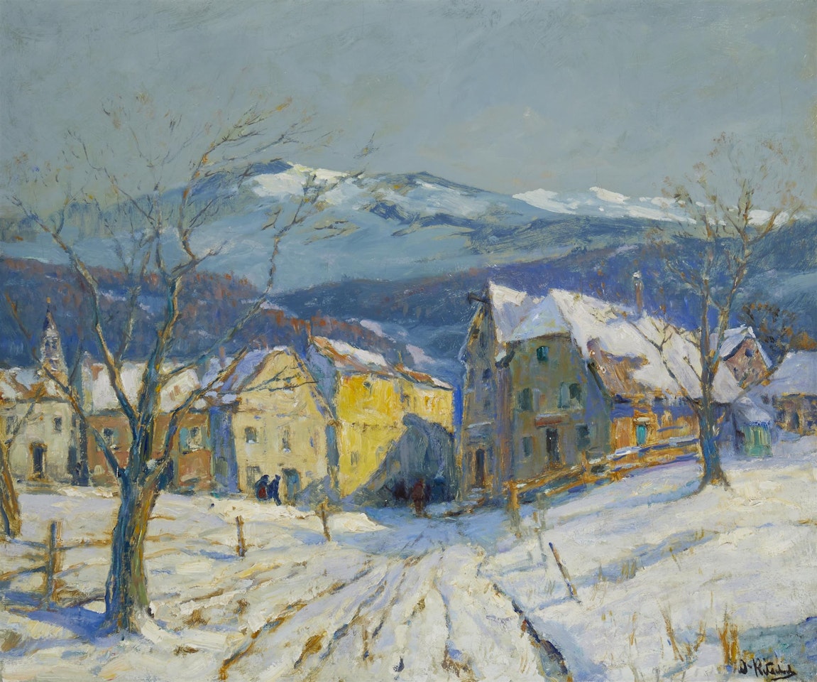 "Sunday Winter Morning Engadin" by William Ritschel